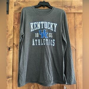 Kentucky WildCat Athletics Gray Long Sleeve Shirt Men’s NWT